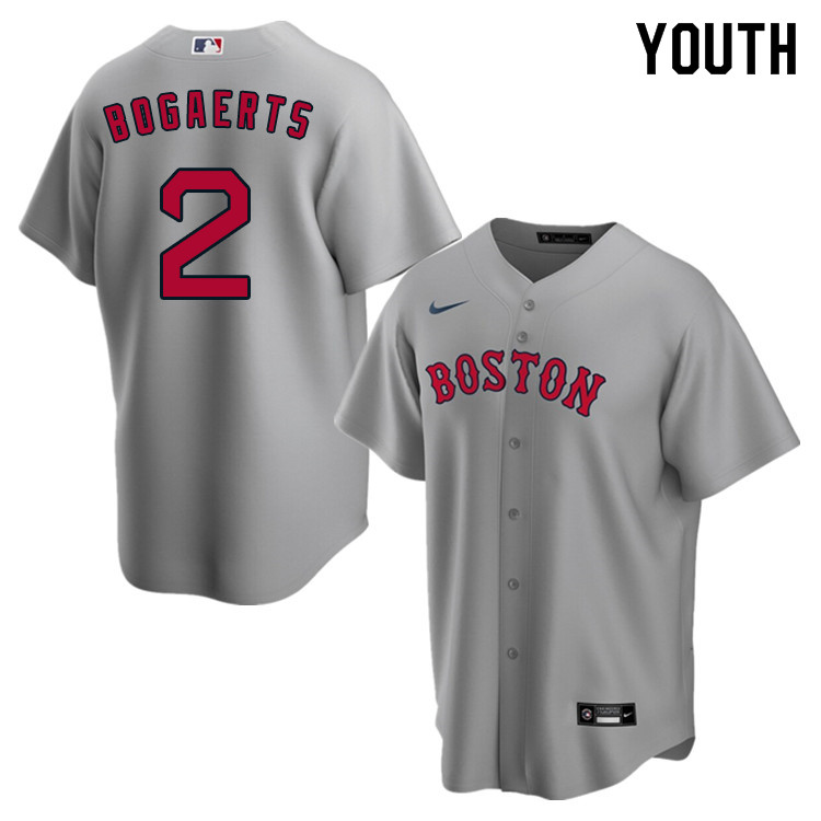 Nike Youth #2 Xander Bogaerts Boston Red Sox Baseball Jerseys Sale-Gray